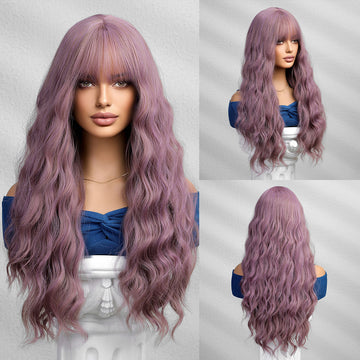 Ash Purple Wig